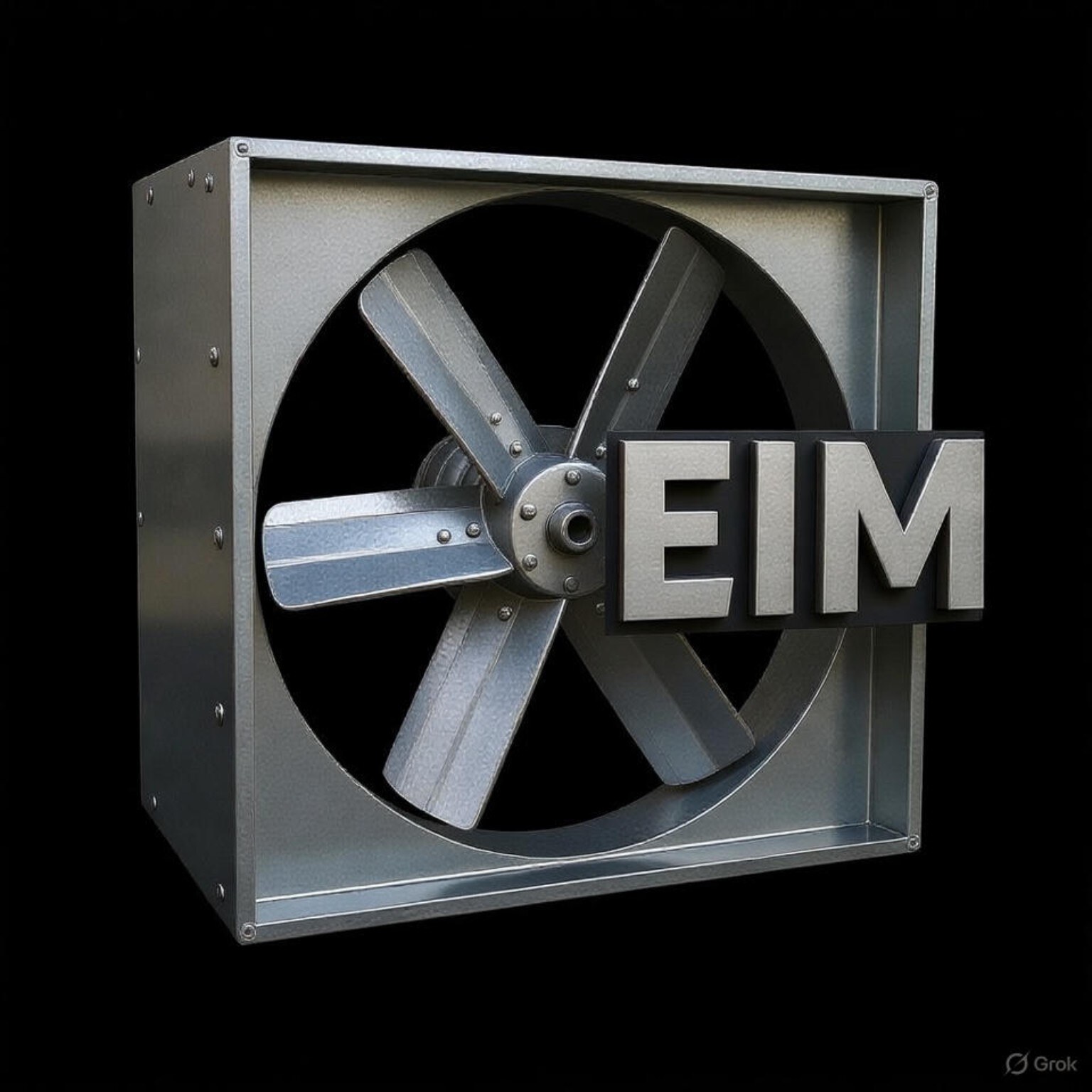 Extractor axial EIM accionado por poleas y bandas